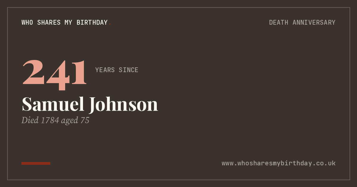 Samuel Johnson