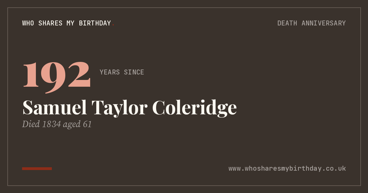 Samuel Taylor Coleridge
