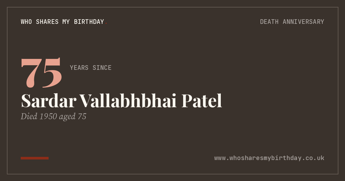 Sardar Vallabhbhai Patel