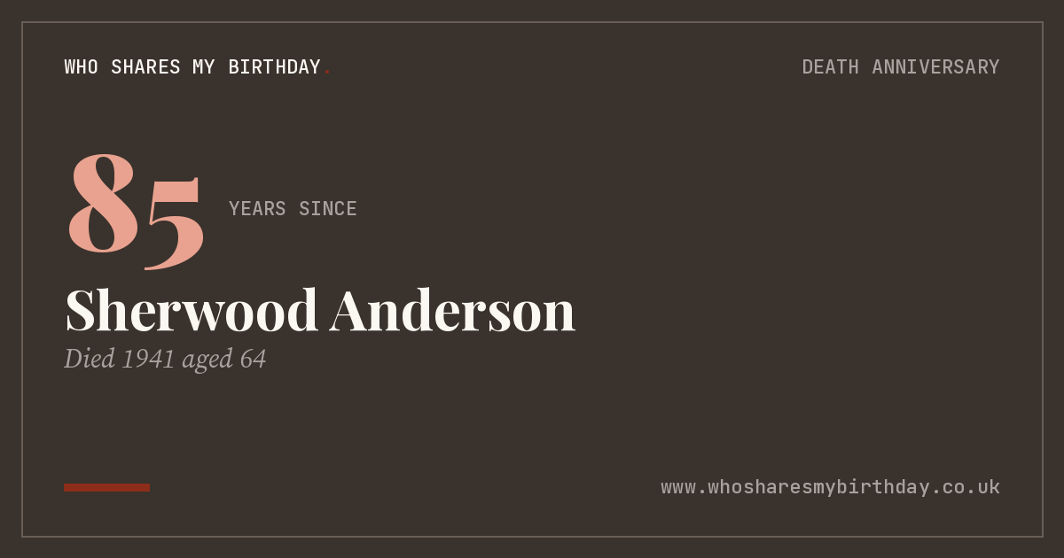 Sherwood Anderson