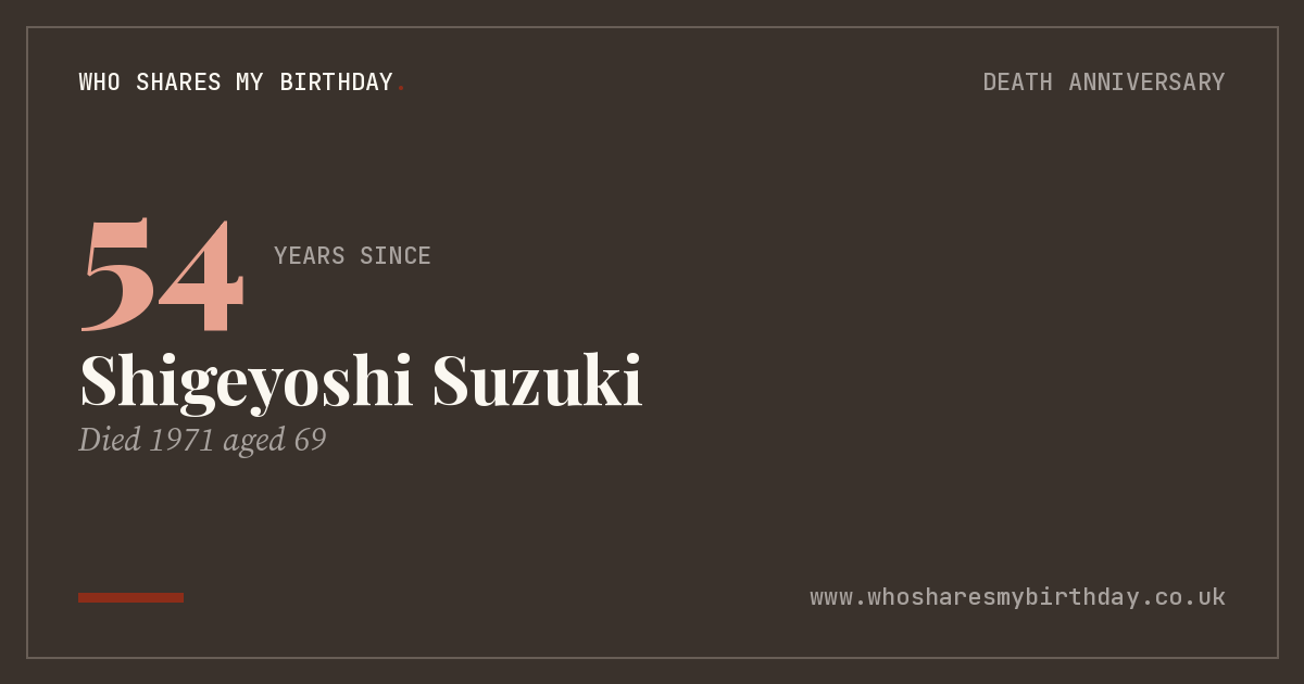 Shigeyoshi Suzuki