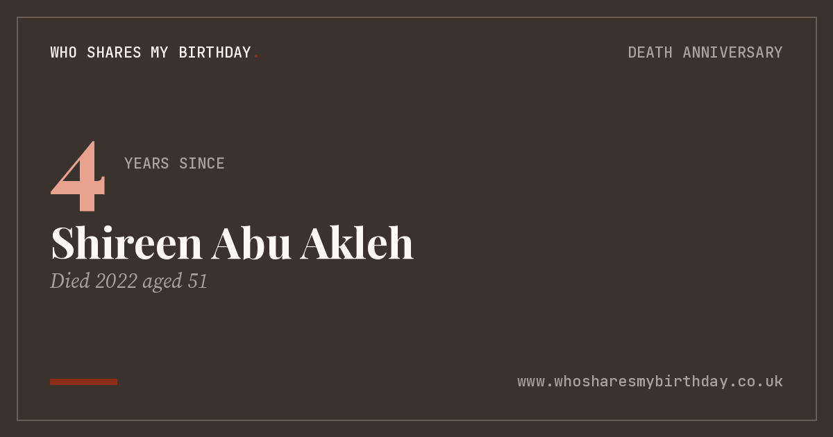 Shireen Abu Akleh