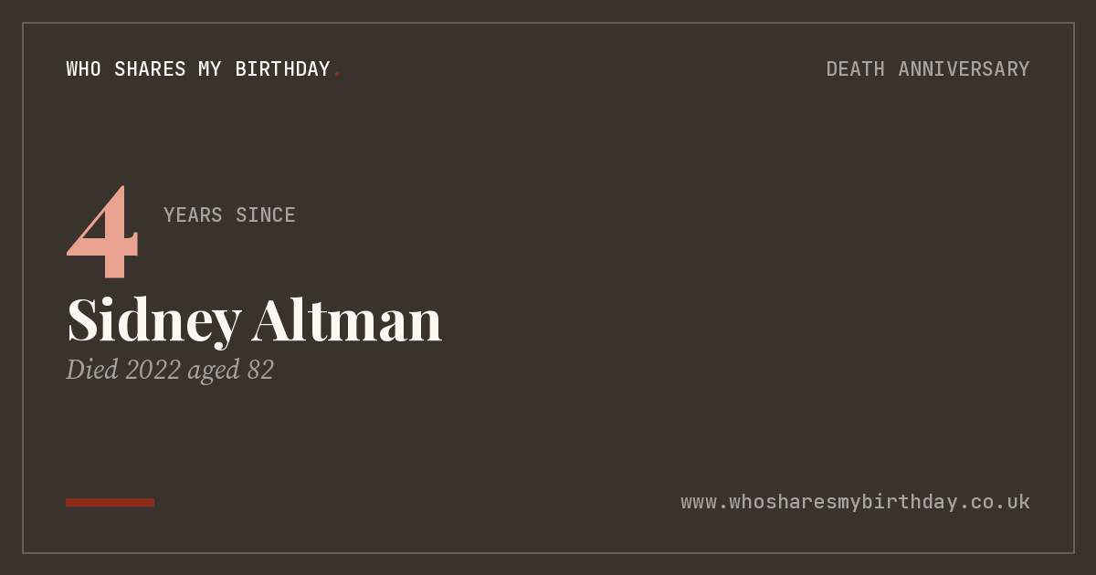 Sidney Altman