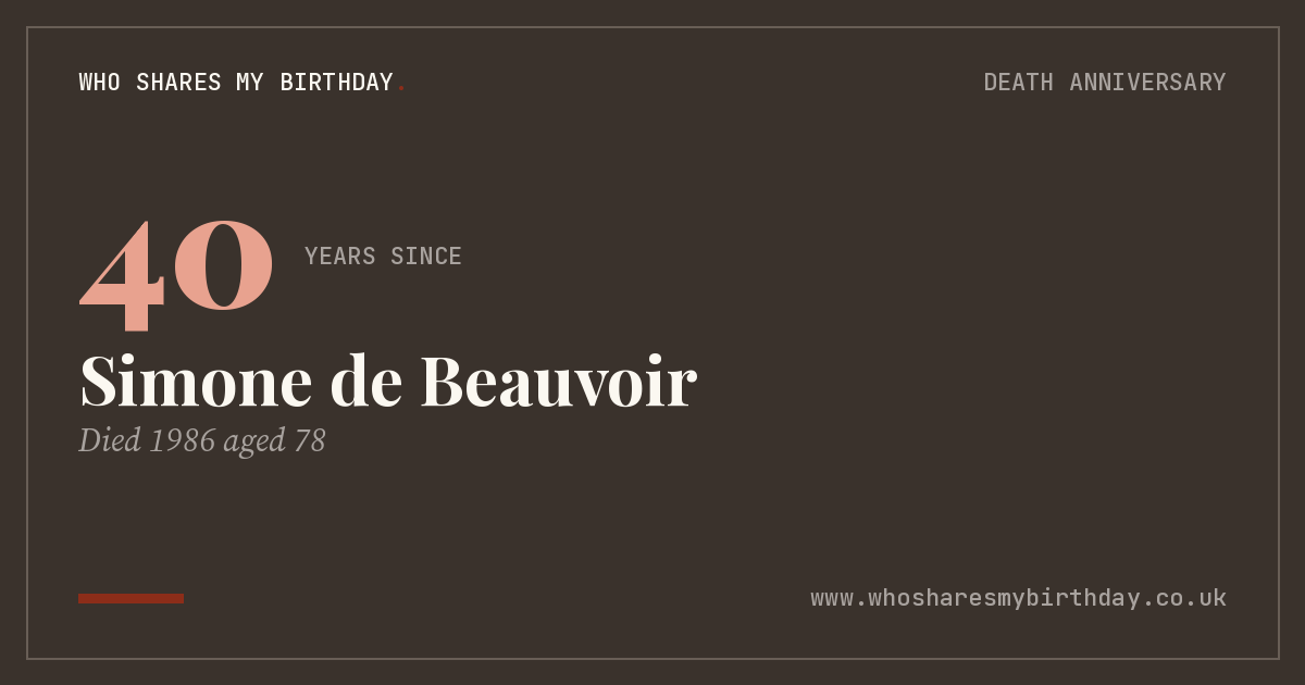 Simone de Beauvoir