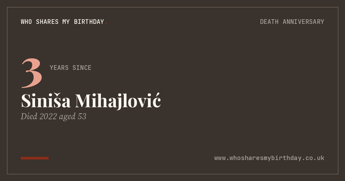 Siniša Mihajlović