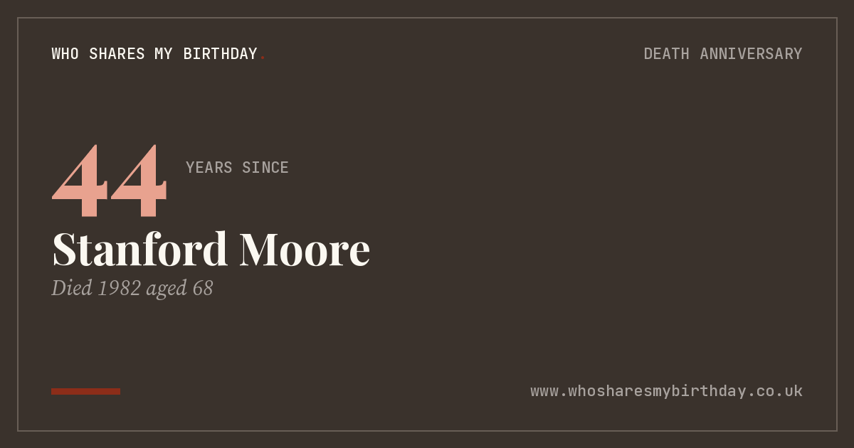 Stanford Moore