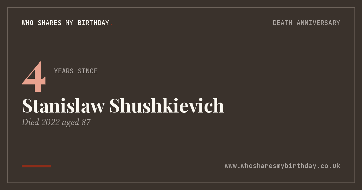 Stanislaw Shushkievich