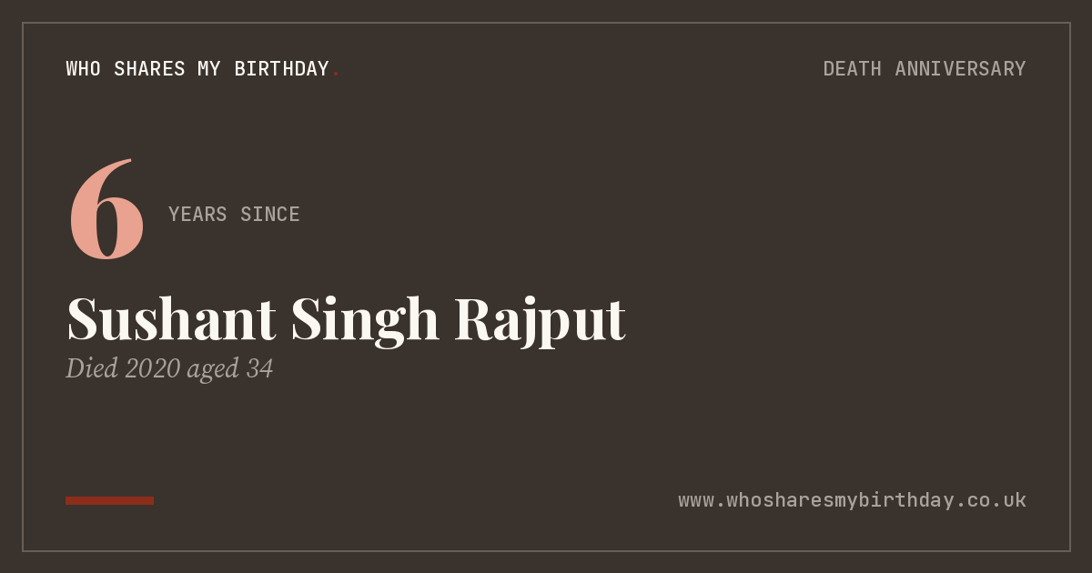 Sushant Singh Rajput