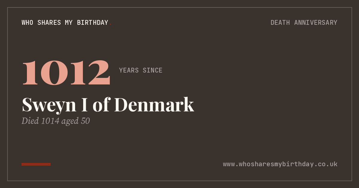 Sweyn I of Denmark