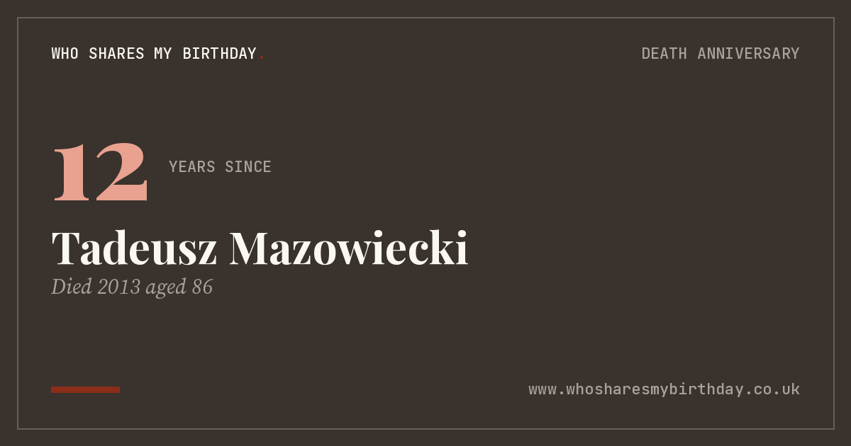 Tadeusz Mazowiecki