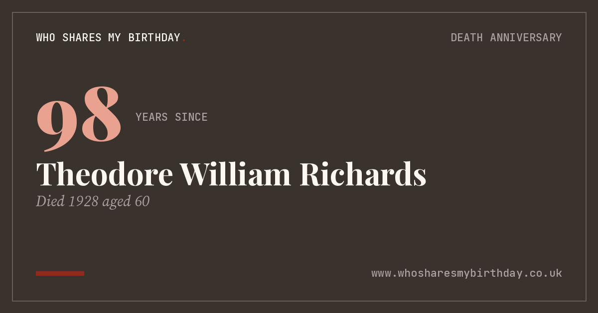 Theodore William Richards