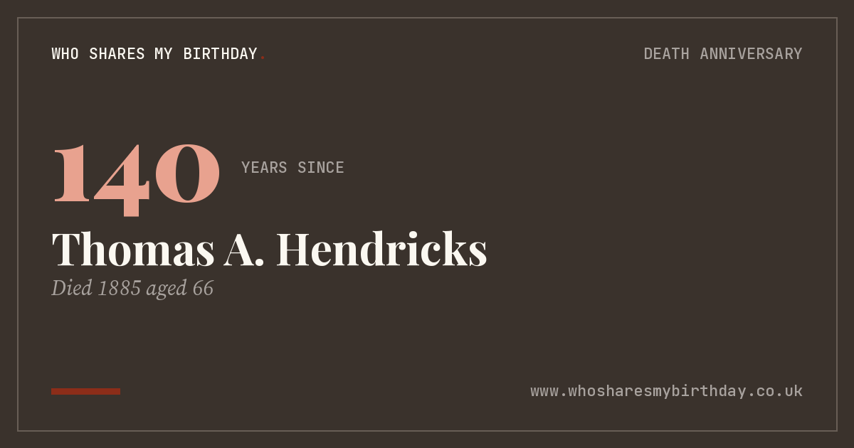 Thomas A. Hendricks