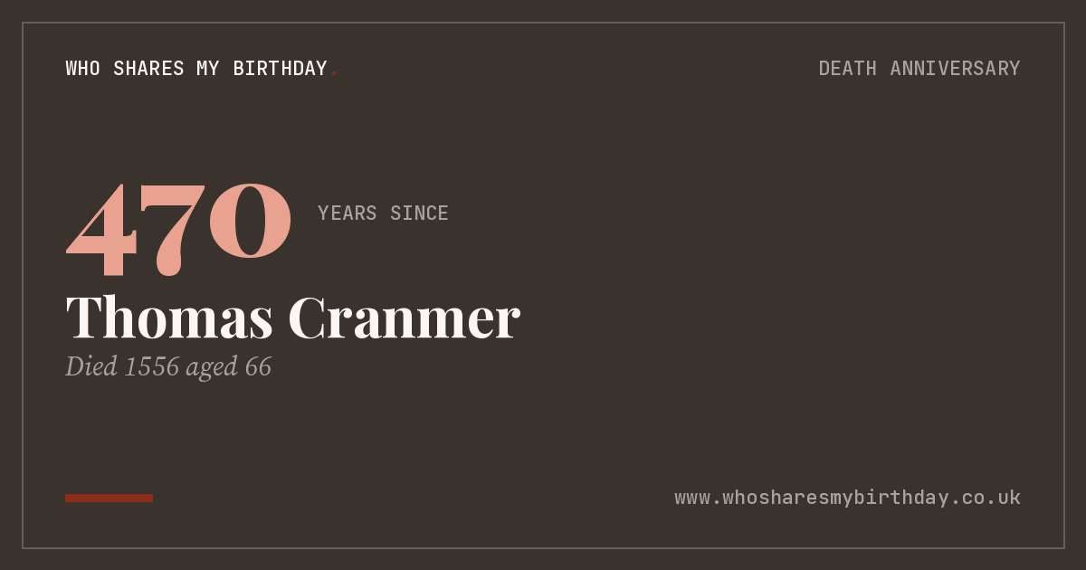 Thomas Cranmer