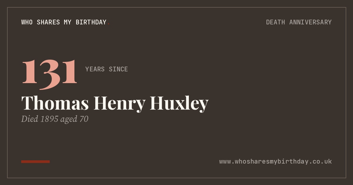 Thomas Henry Huxley
