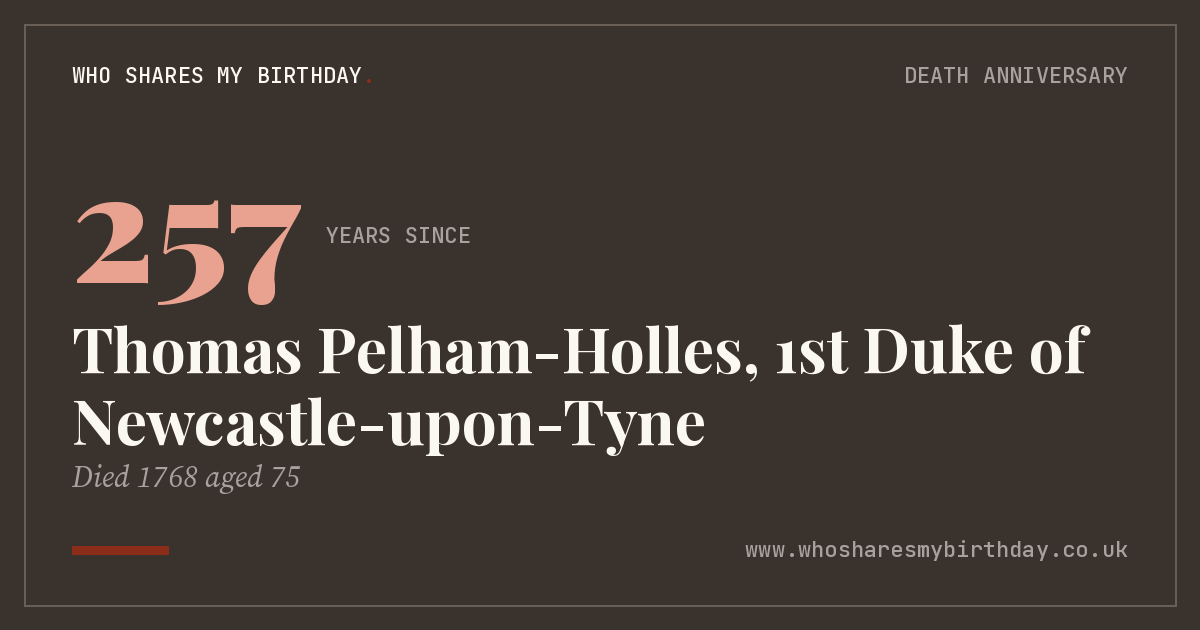 Thomas Pelham-Holles, 1st Duke of Newcastle-upon-Tyne