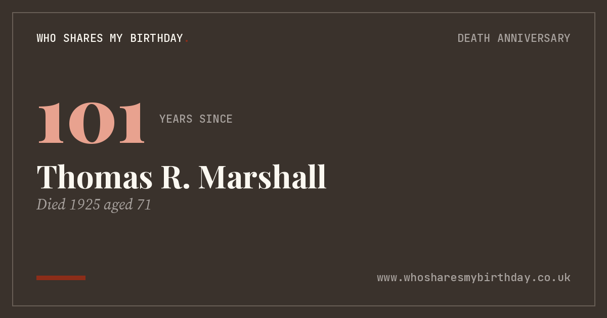 Thomas R. Marshall