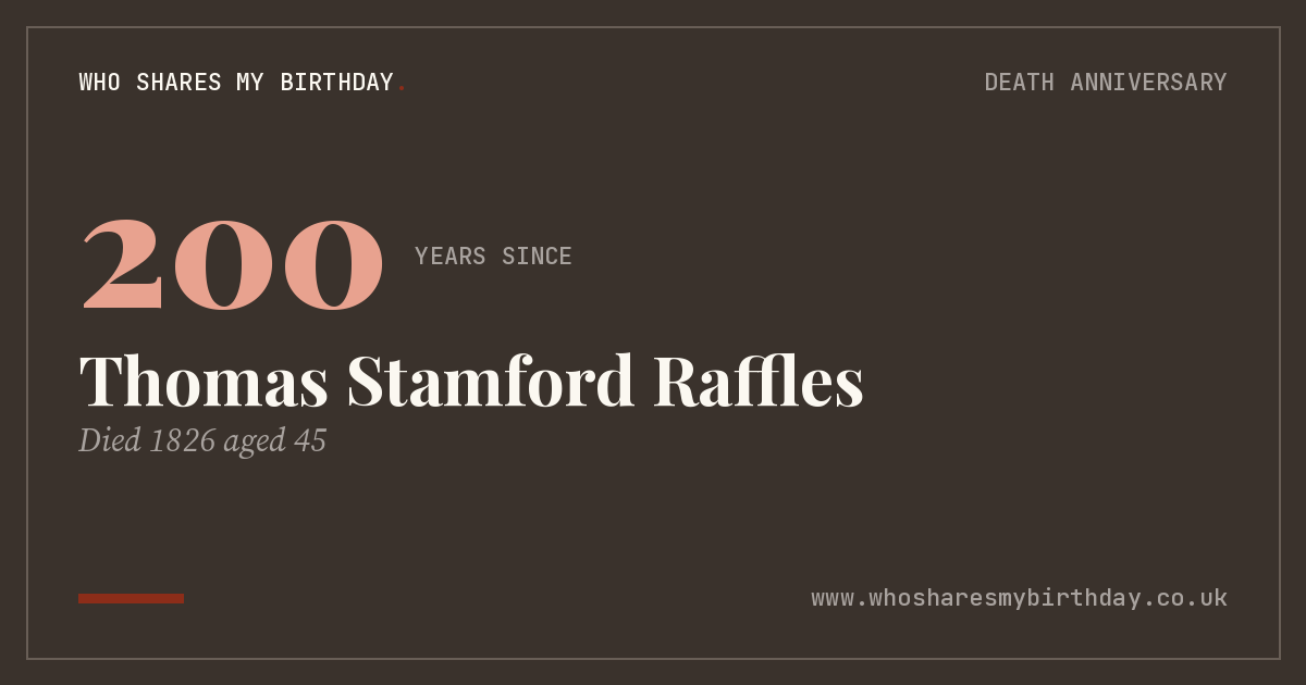 Thomas Stamford Raffles