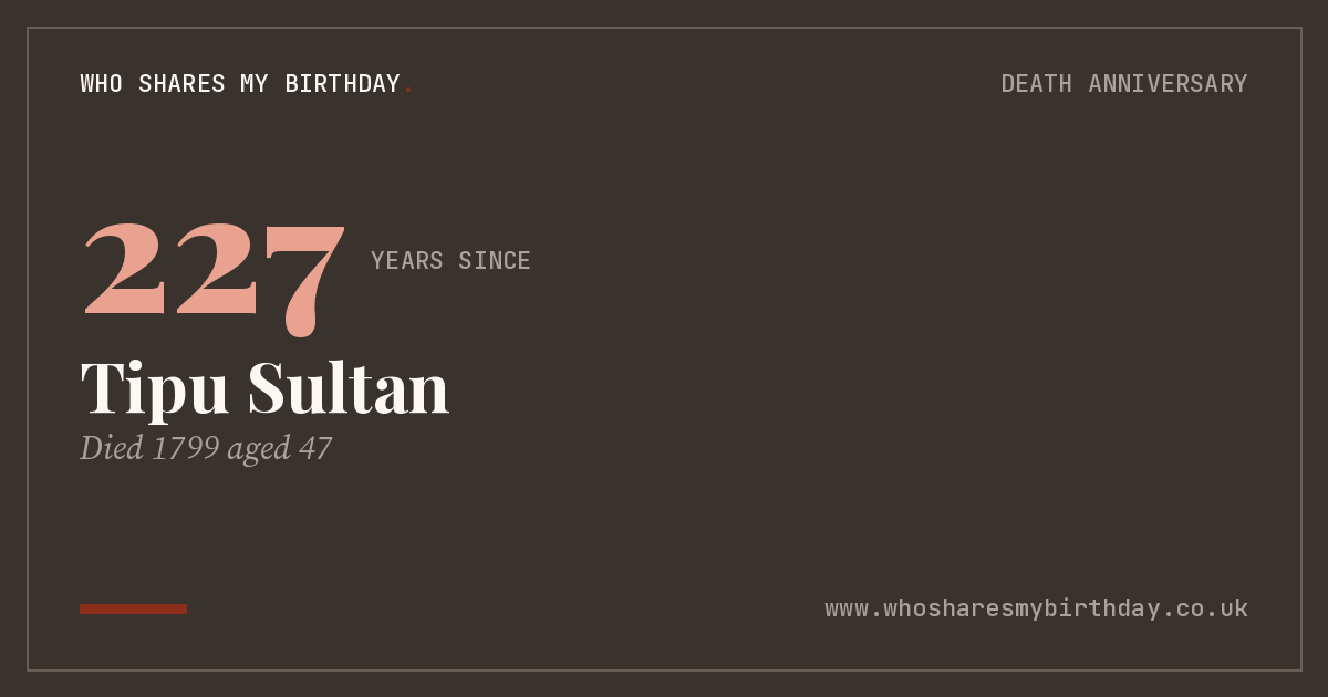 Tipu Sultan