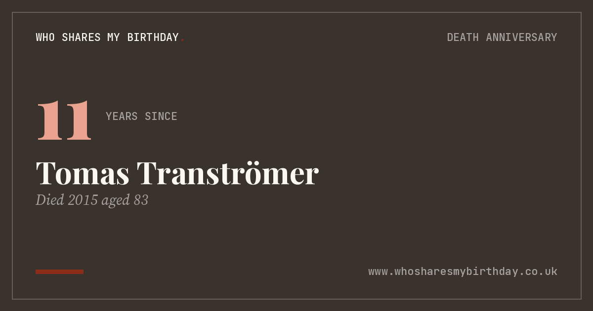 Tomas Tranströmer