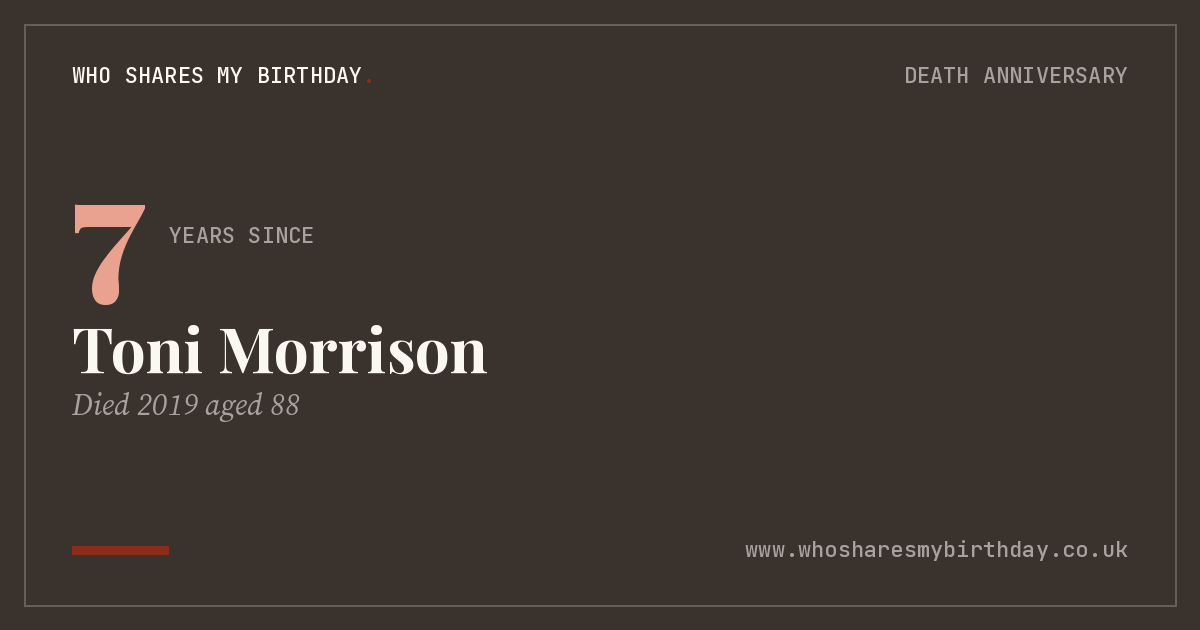 Toni Morrison