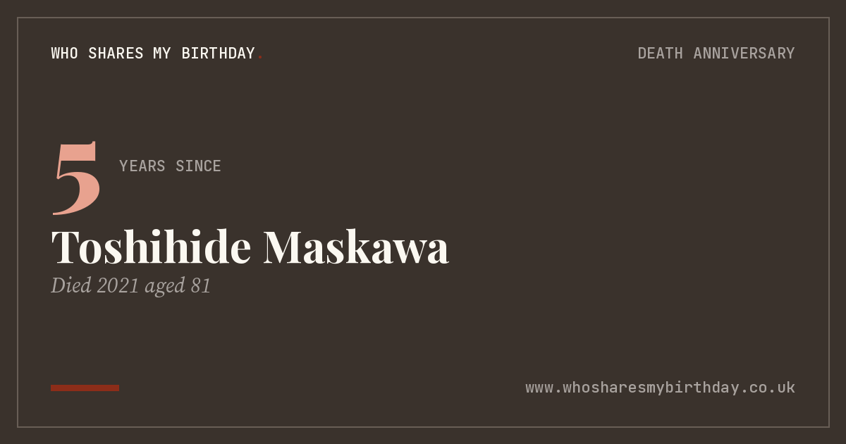 Toshihide Maskawa