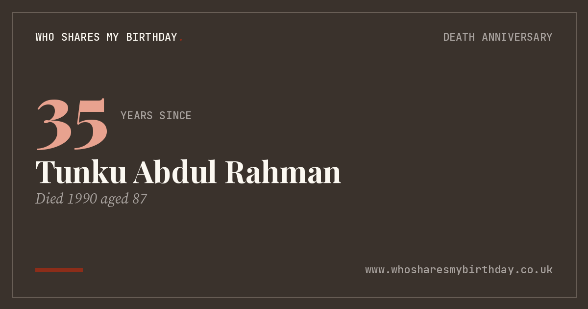 Tunku Abdul Rahman