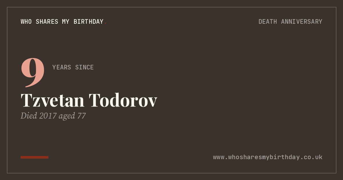Tzvetan Todorov