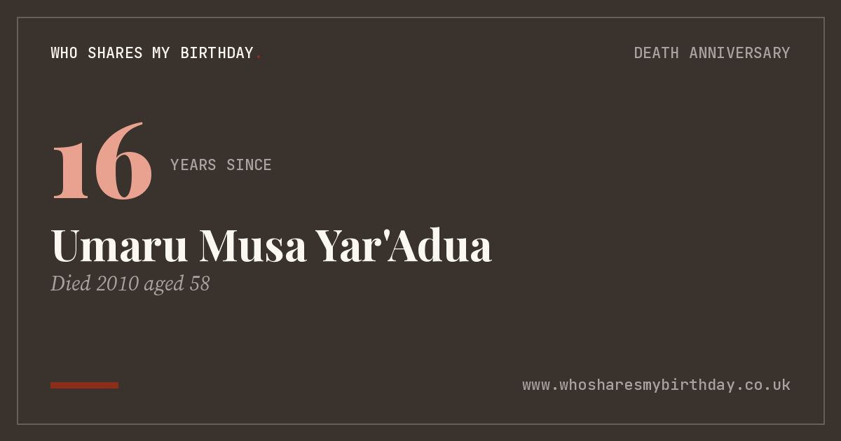 Umaru Musa Yar'Adua