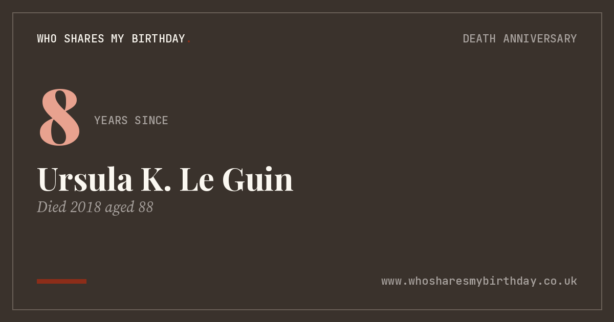 Ursula K. Le Guin