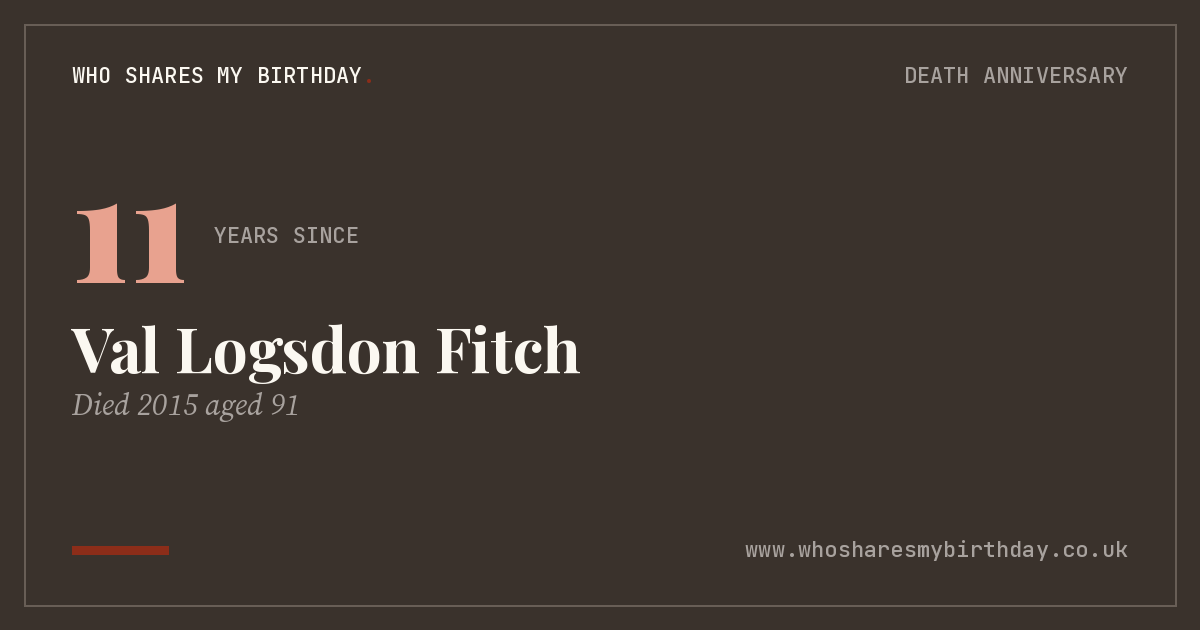 Val Logsdon Fitch