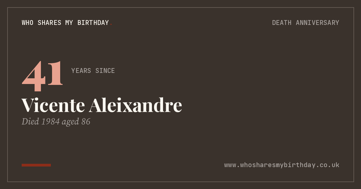 Vicente Aleixandre