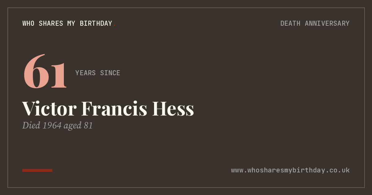 Victor Francis Hess