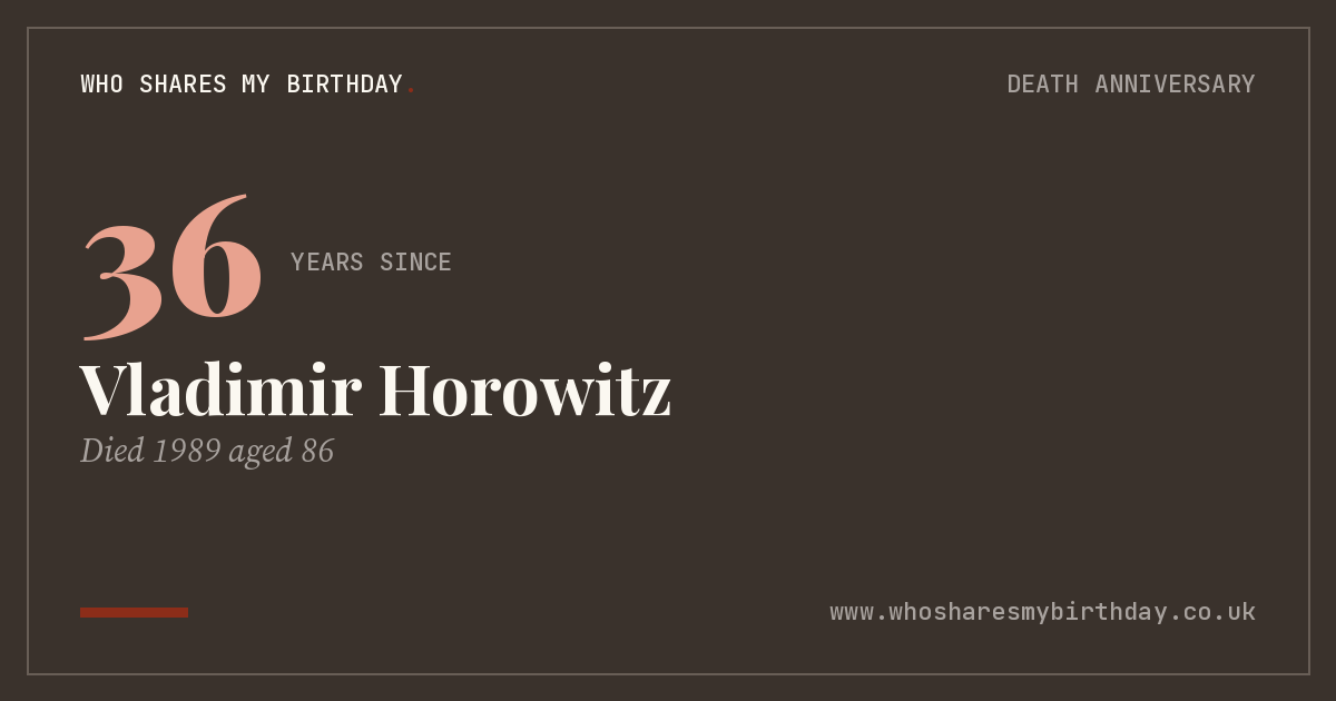Vladimir Horowitz