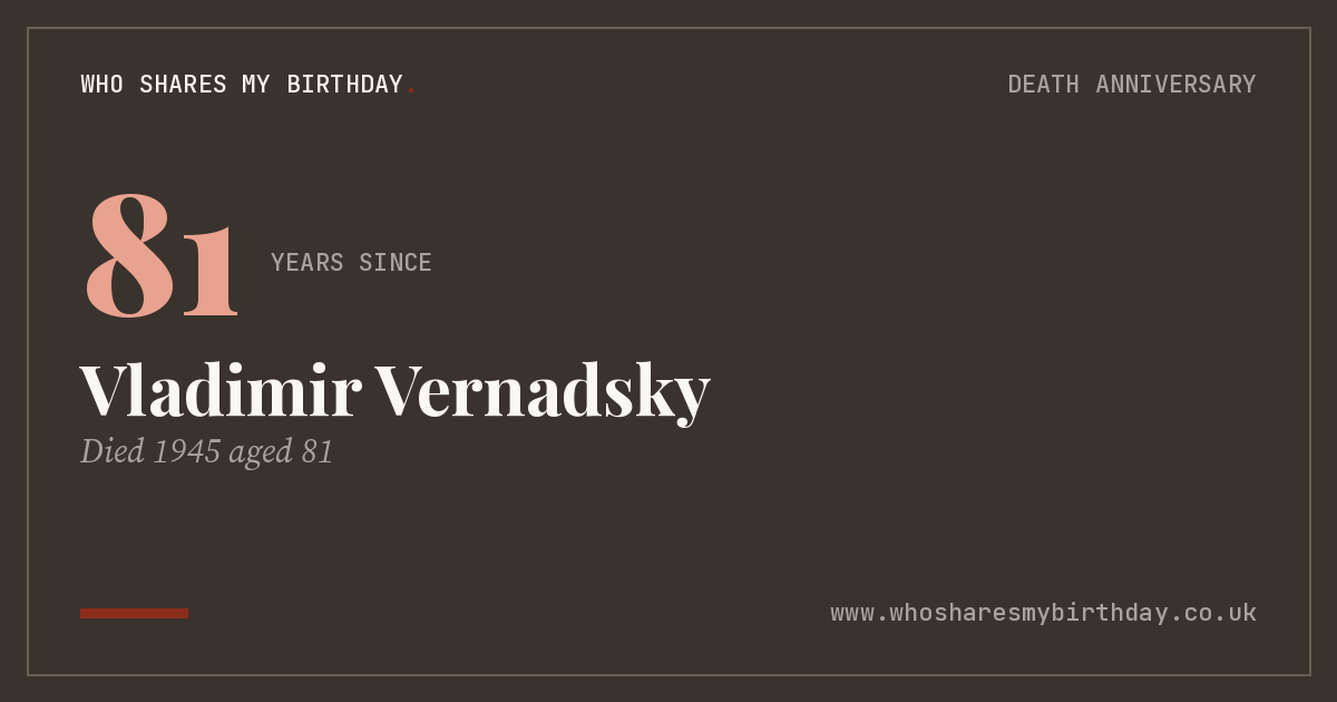 Vladimir Vernadsky