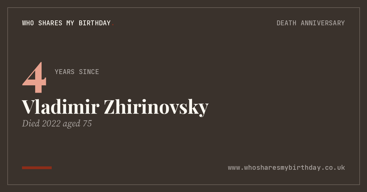 Vladimir Zhirinovsky