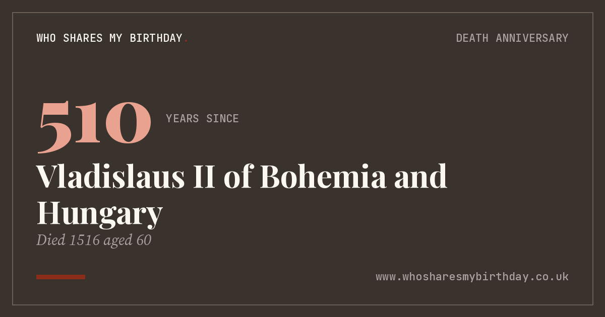 Vladislaus II of Bohemia and Hungary