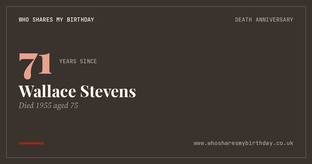 Wallace Stevens