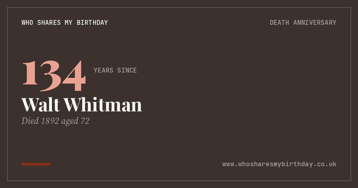Walt Whitman