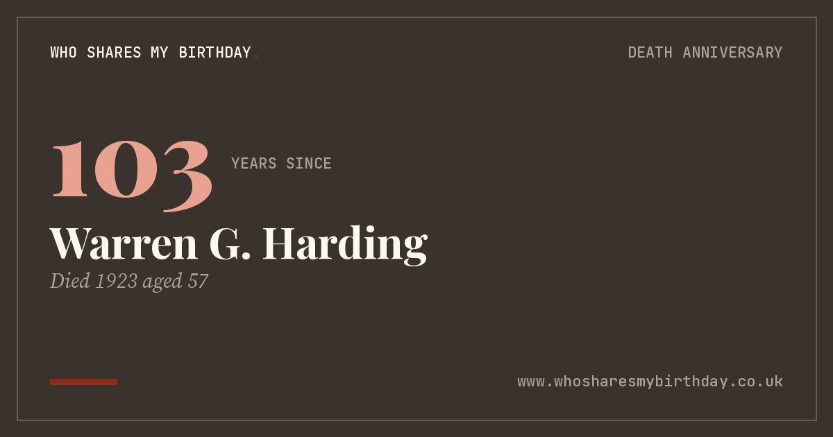 Warren G. Harding