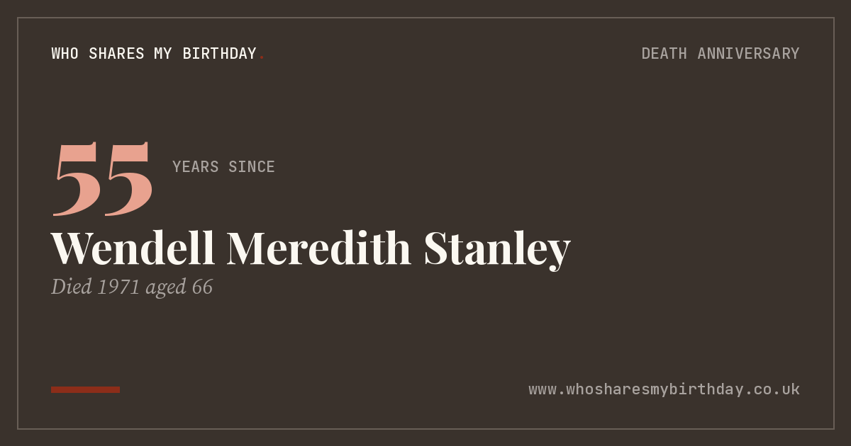 Wendell Meredith Stanley