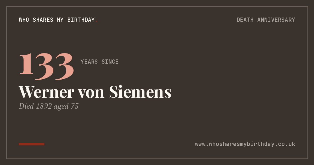 Werner von Siemens