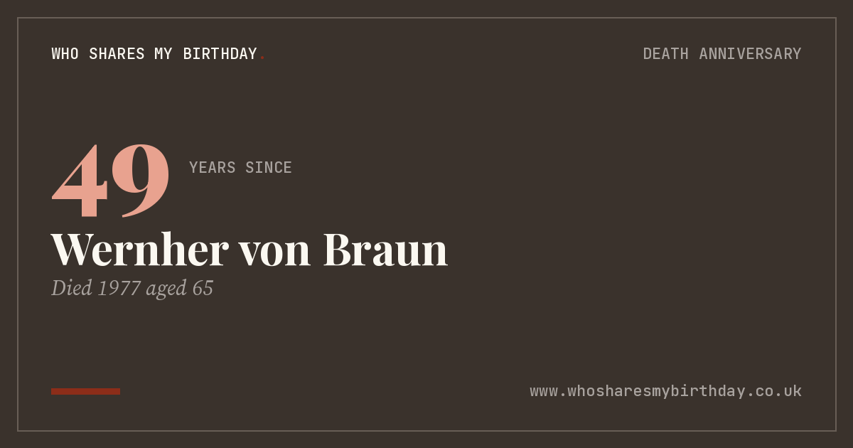 Wernher von Braun