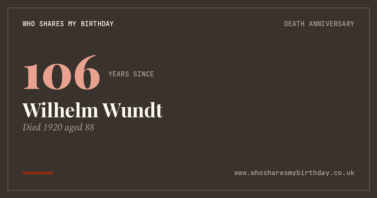 Wilhelm Wundt