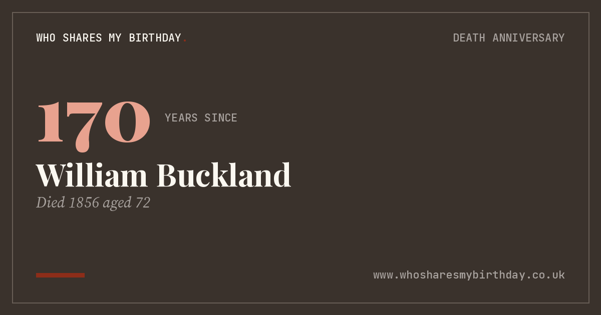 William Buckland