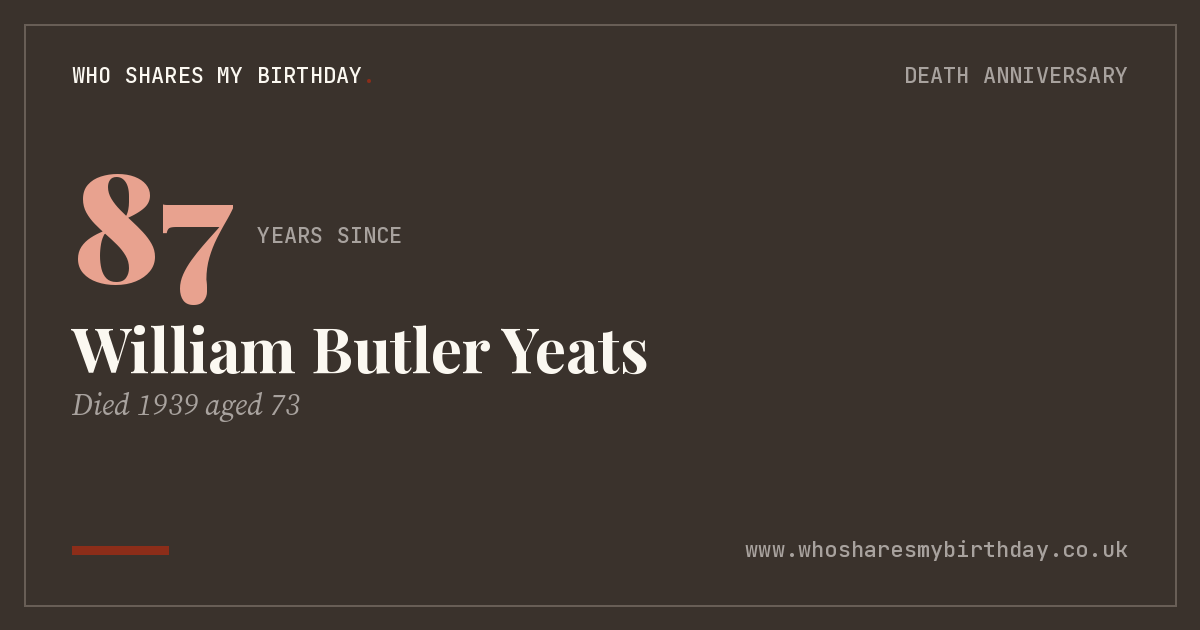 William Butler Yeats