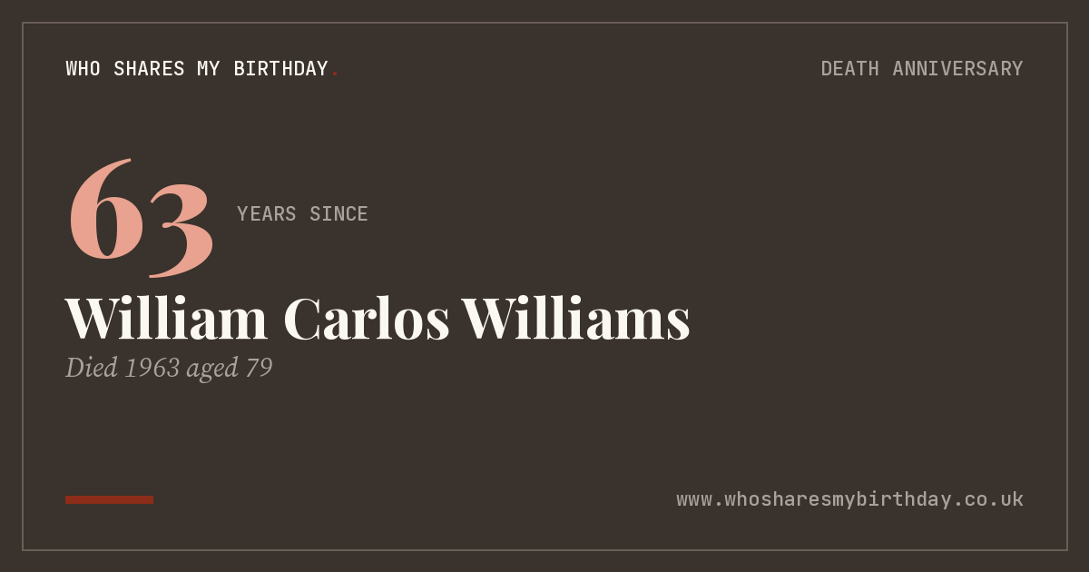 William Carlos Williams