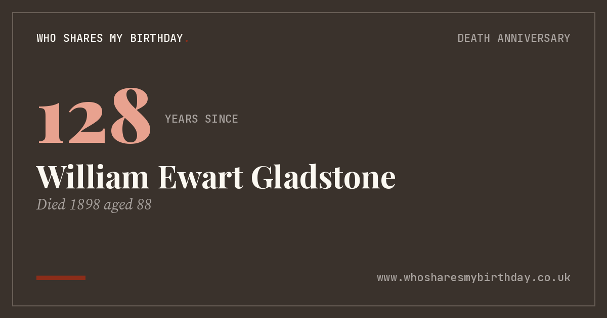 William Ewart Gladstone