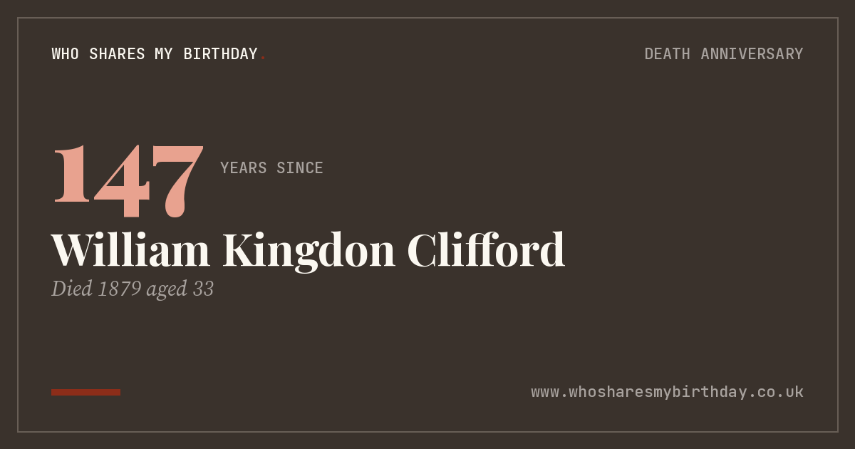 William Kingdon Clifford