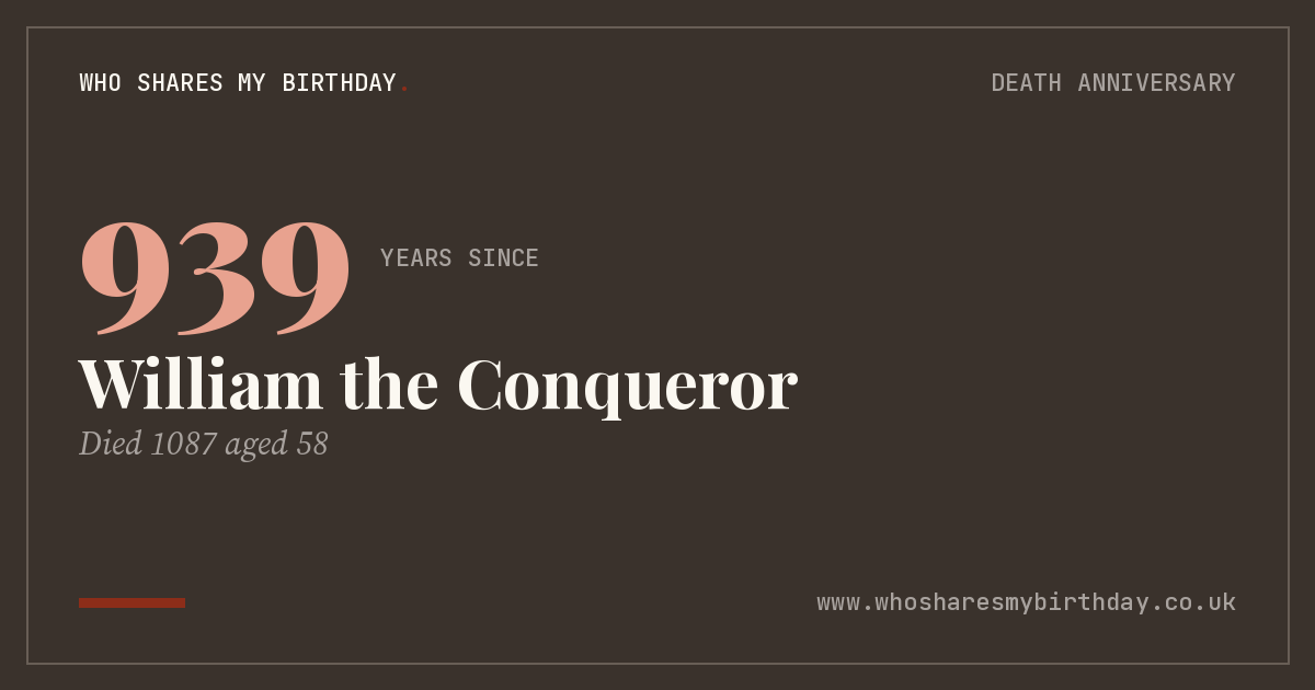 William the Conqueror