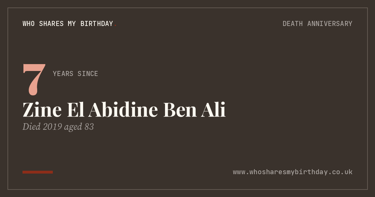 Zine El Abidine Ben Ali